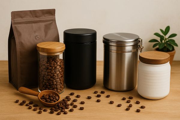 نگهداری قهوه و ظرف قهوه