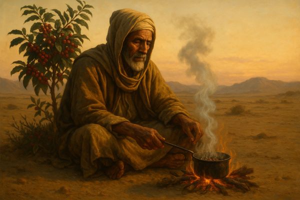 افسانه شیخ عمر و کشف قهوه