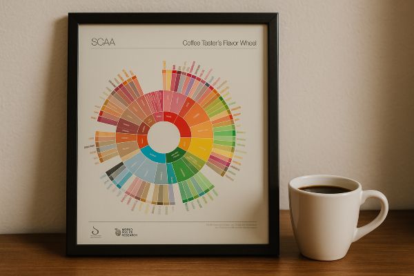 چرخه طعمی قهوه یا flavor wheel