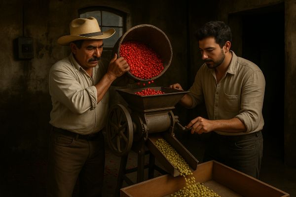 اصطلاحات قهوه و فراوری شسته