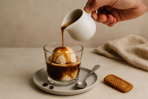 آفوگاتو یا قهوه بستنی